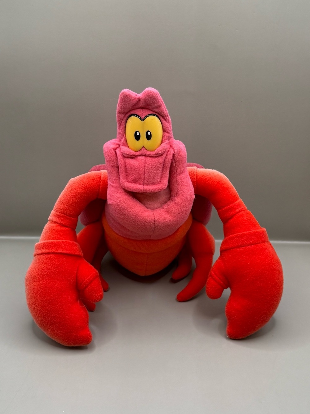 Vintage Mattel Disney Sebastian Crab Plush The Little Mermaid Stuffed Animal